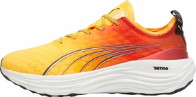 Puma ForeverRun Nitro Mens Running Shoes - Orange Puma athletic shoes for urban lifestyle