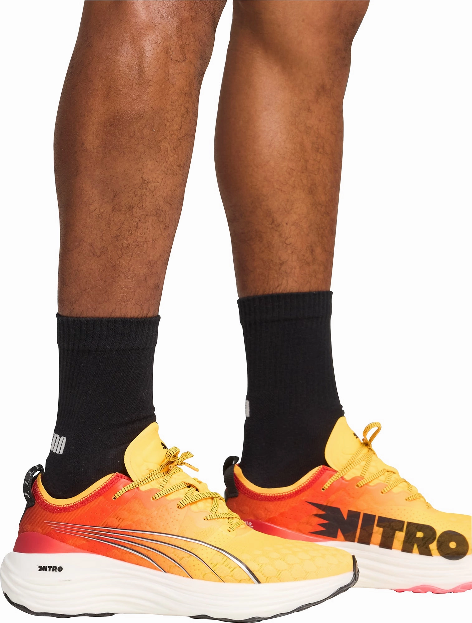 Puma ForeverRun Nitro Mens Running Shoes - Orange Bold Sneakers