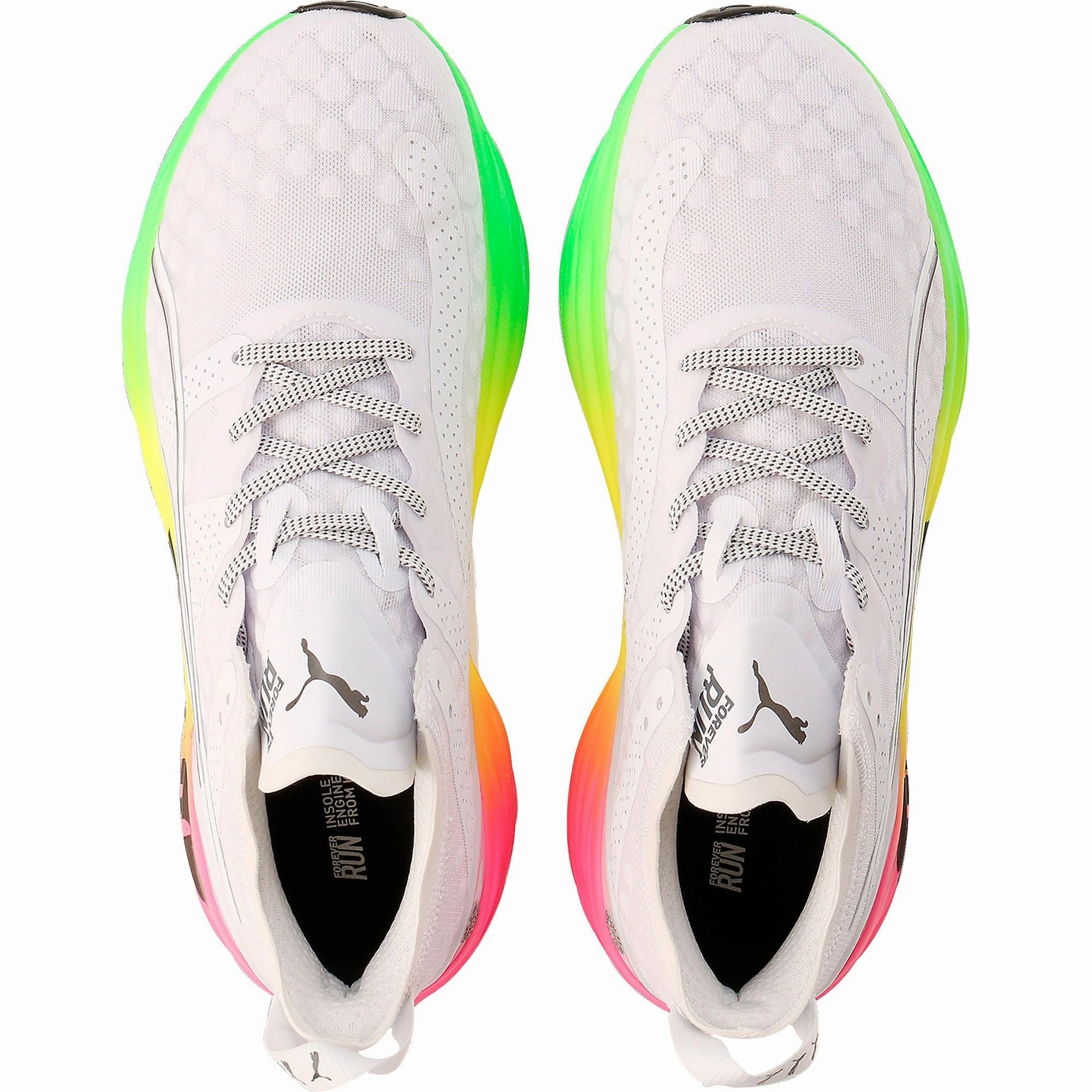 Puma ForeverRun Nitro Mens Running Shoes - White Cozy Footwear