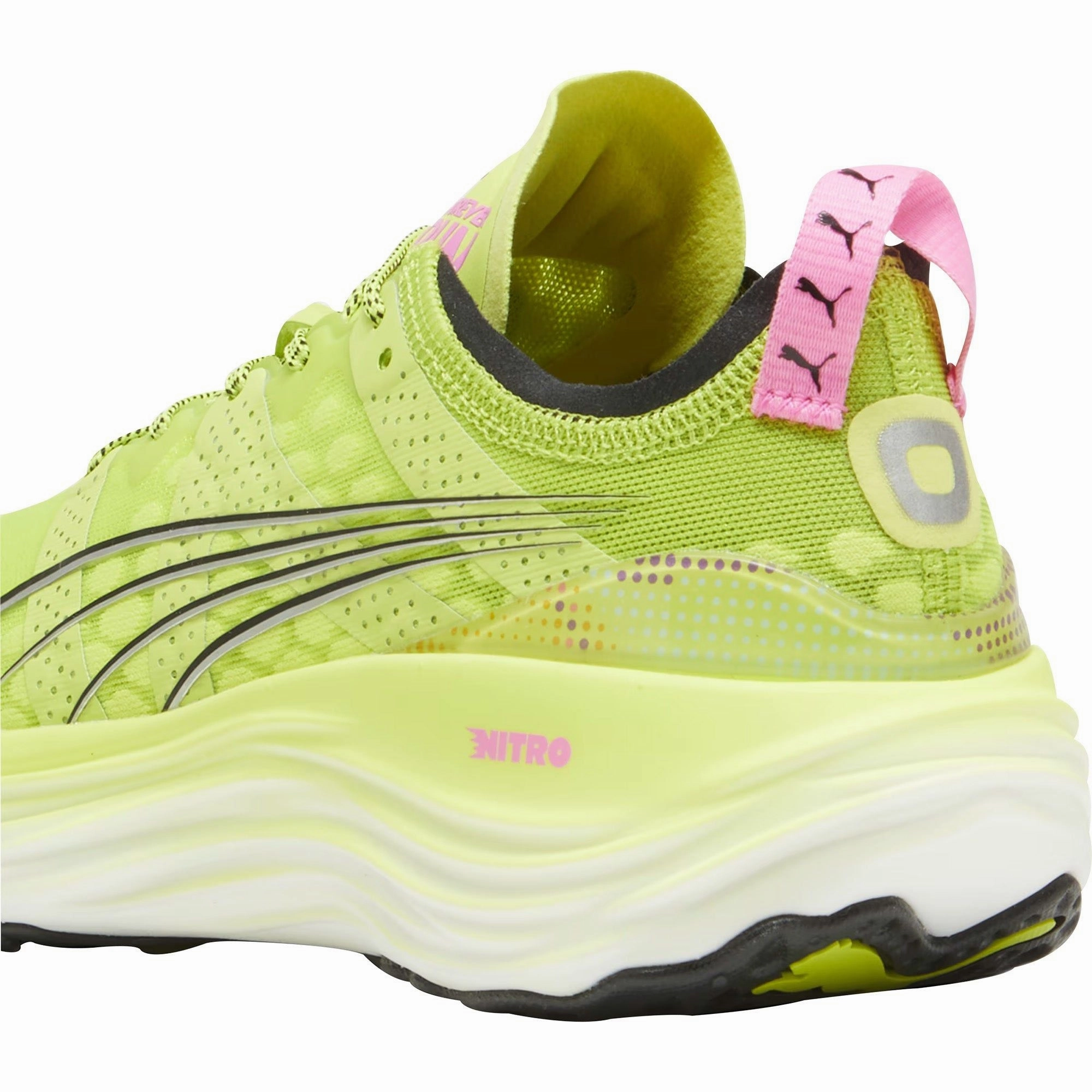 Puma ForeverRun Nitro Womens Running Shoes - Yellow Bold Sneakers