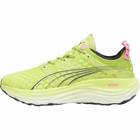 Puma ForeverRun Nitro Womens Running Shoes - Yellow Puma athletic shoes for urban lifestyle