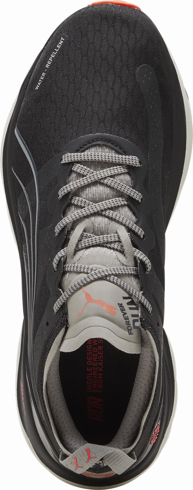 Puma ForeverRun Nitro WTR Mens Running Shoes - Black Bold Sneakers