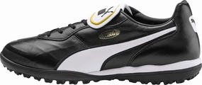 Puma King Top TT Astro Turf Mens Football Boots - Black Puma athletic shoes for urban lifestyle