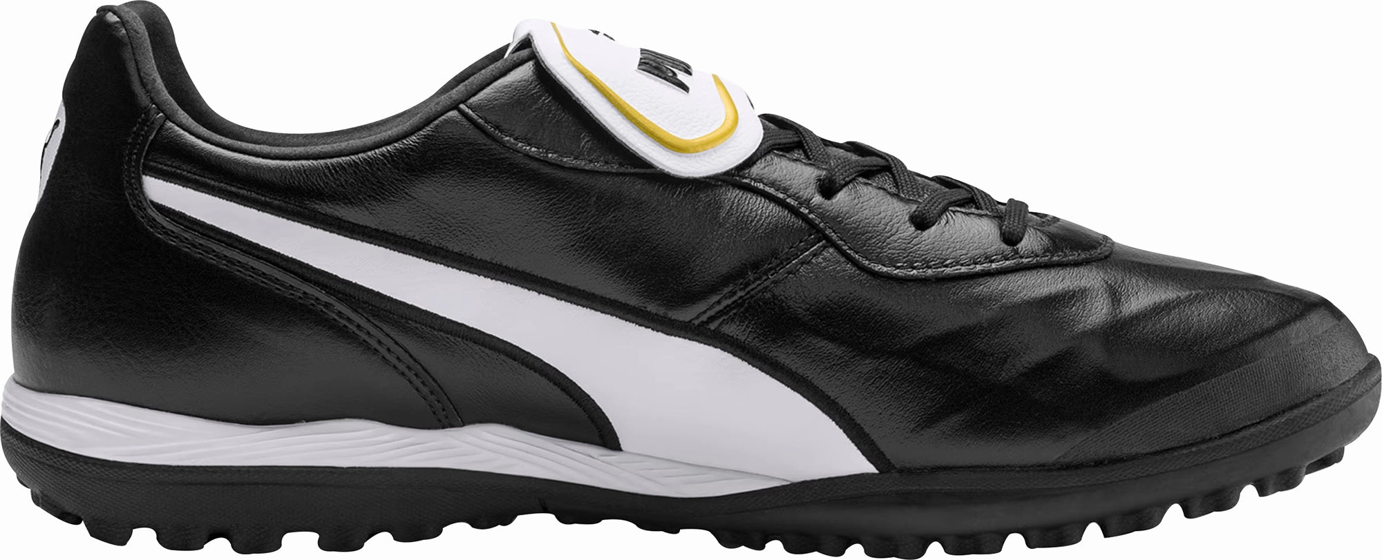 Puma King Top TT Astro Turf Mens Football Boots - Black Bold Sneakers