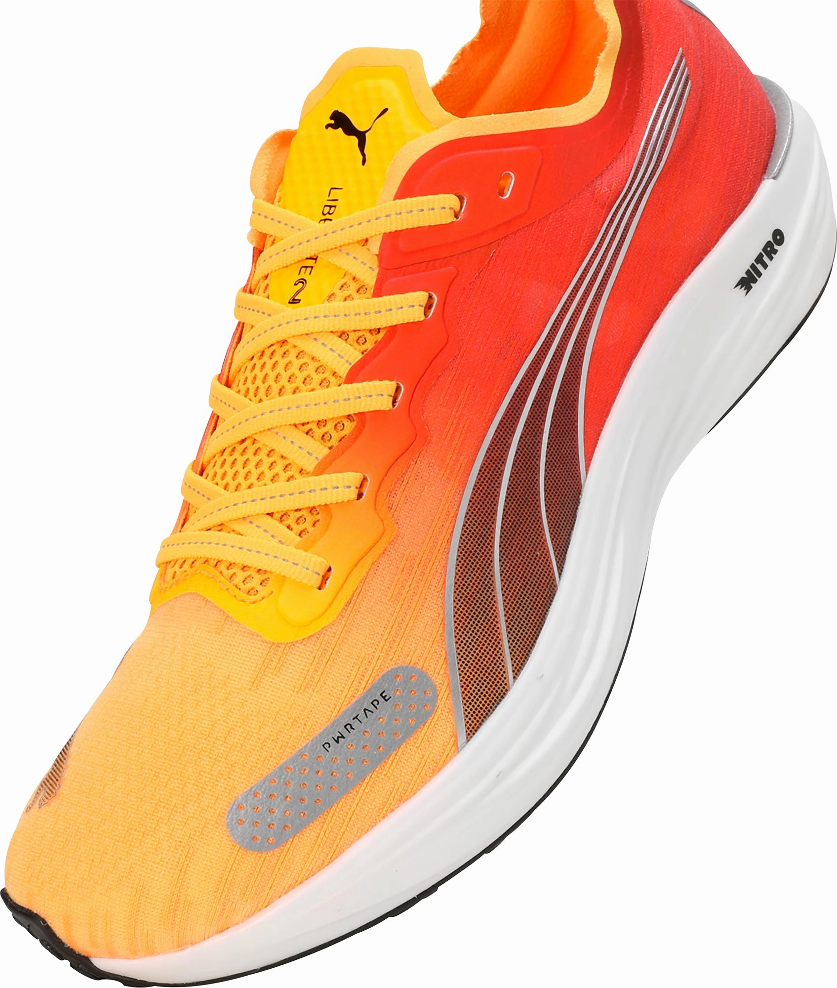 Puma Liberate Nitro 2 Mens Running Shoes - Orange Bold Sneakers