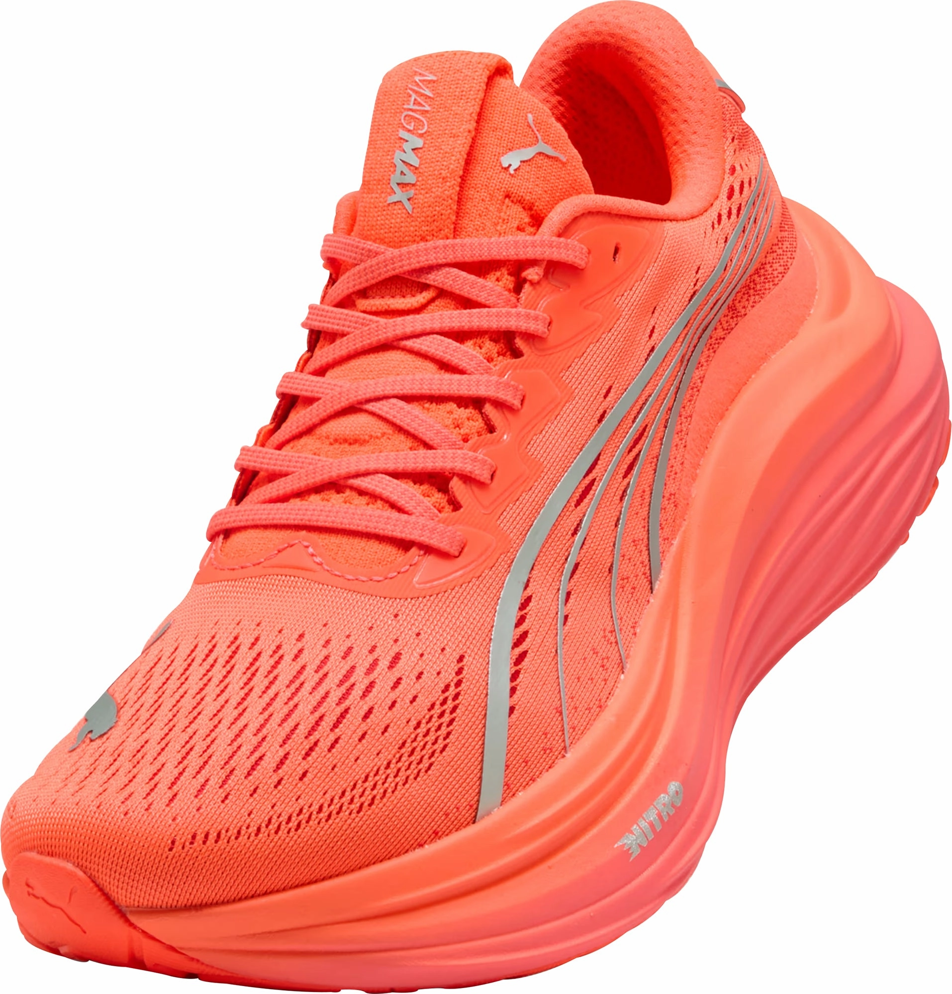 Puma MagMax Nitro Mens Running Shoes - Red Cozy Footwear