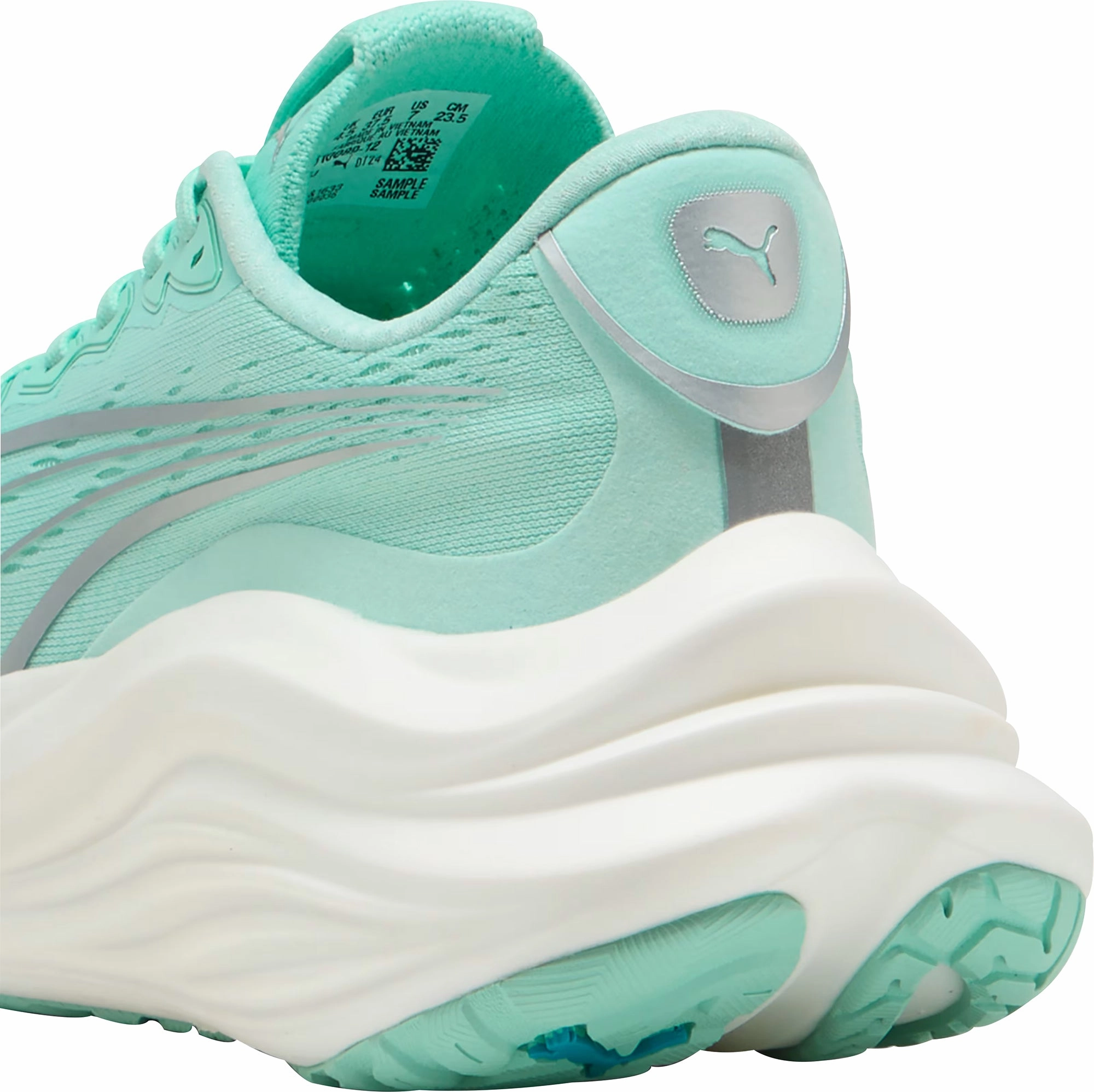 Puma MagMax Nitro Womens Running Shoes - Green Cozy Footwear