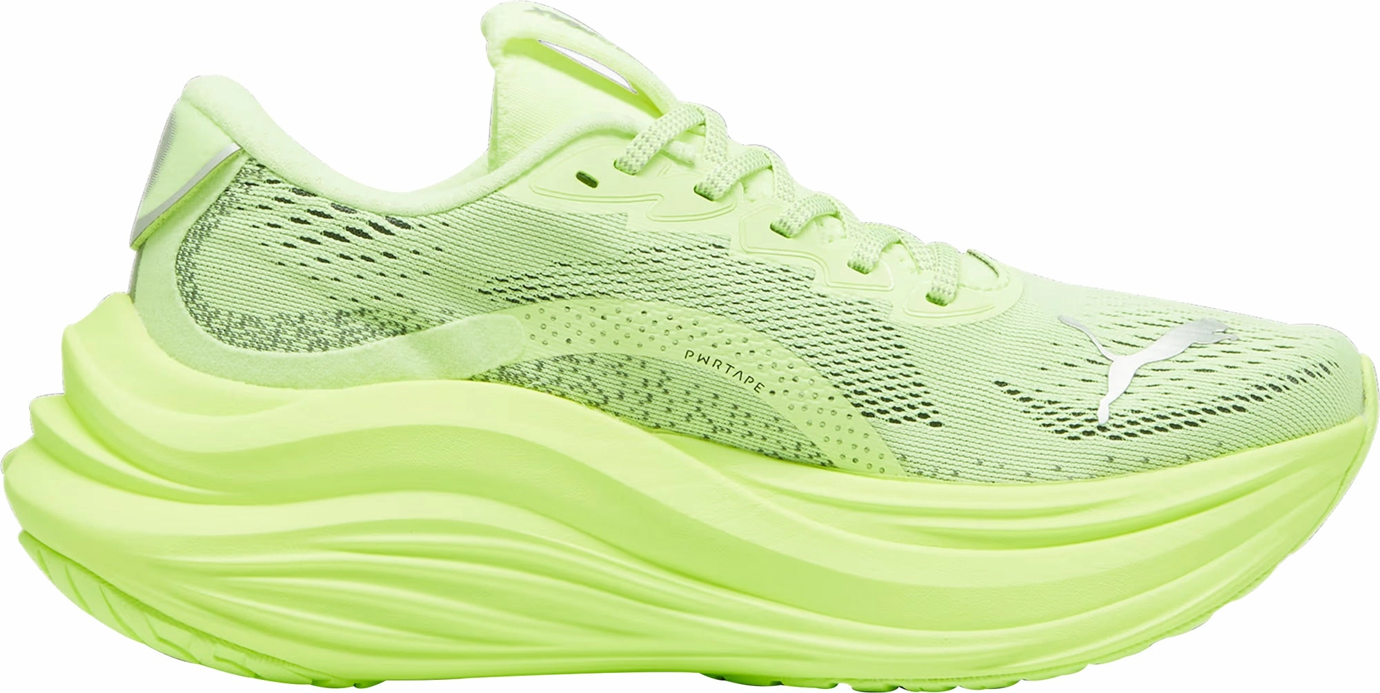 Puma MagMax Nitro Womens Running Shoes - Green Cozy Footwear