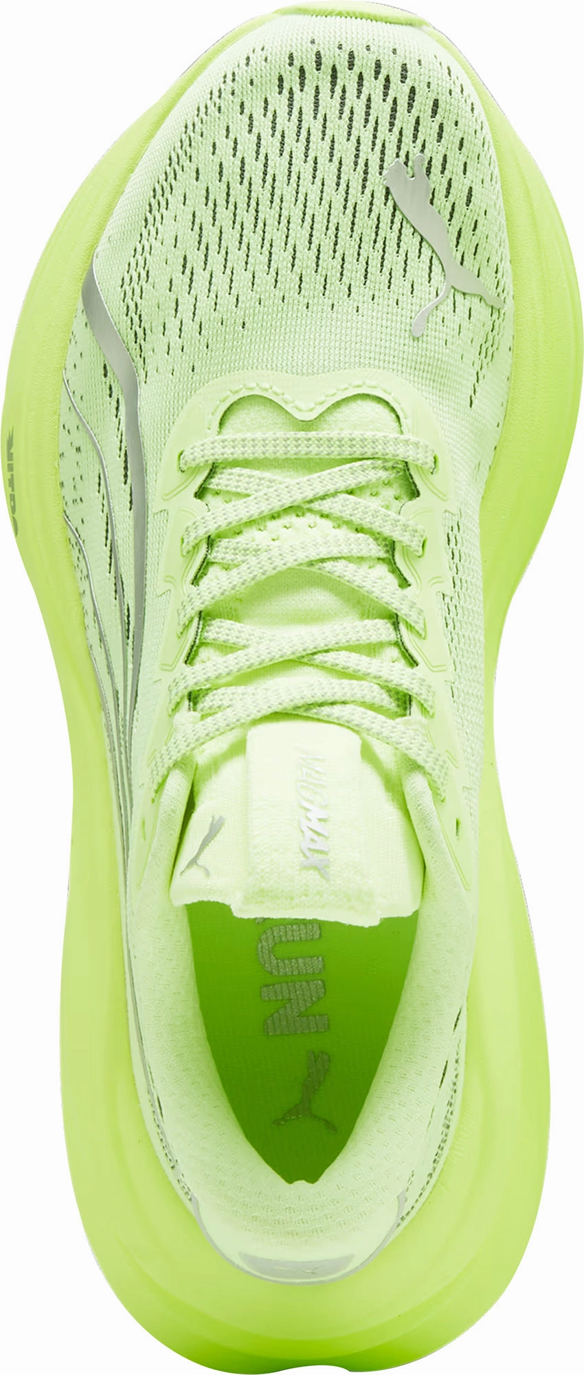Puma MagMax Nitro Womens Running Shoes - Green Cozy Footwear