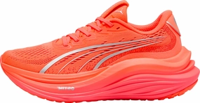 Puma MagMax Nitro Womens Running Shoes - Red Puma athletic shoes for urban lifestyle