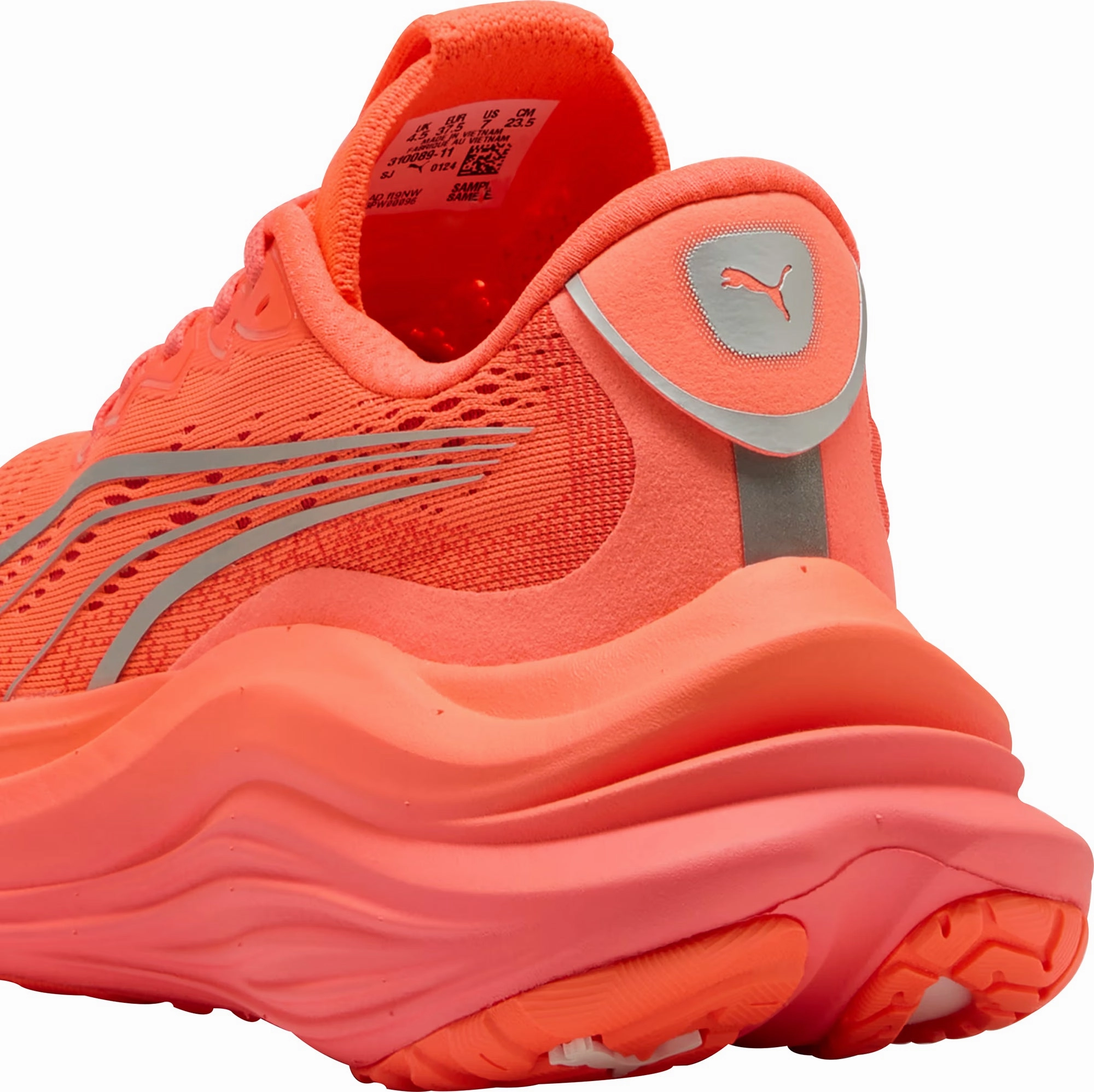 Puma MagMax Nitro Womens Running Shoes - Red Bold Sneakers