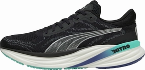 Puma Magnify Nitro 2 Mens Running Shoes - Black Puma athletic shoes for urban lifestyle