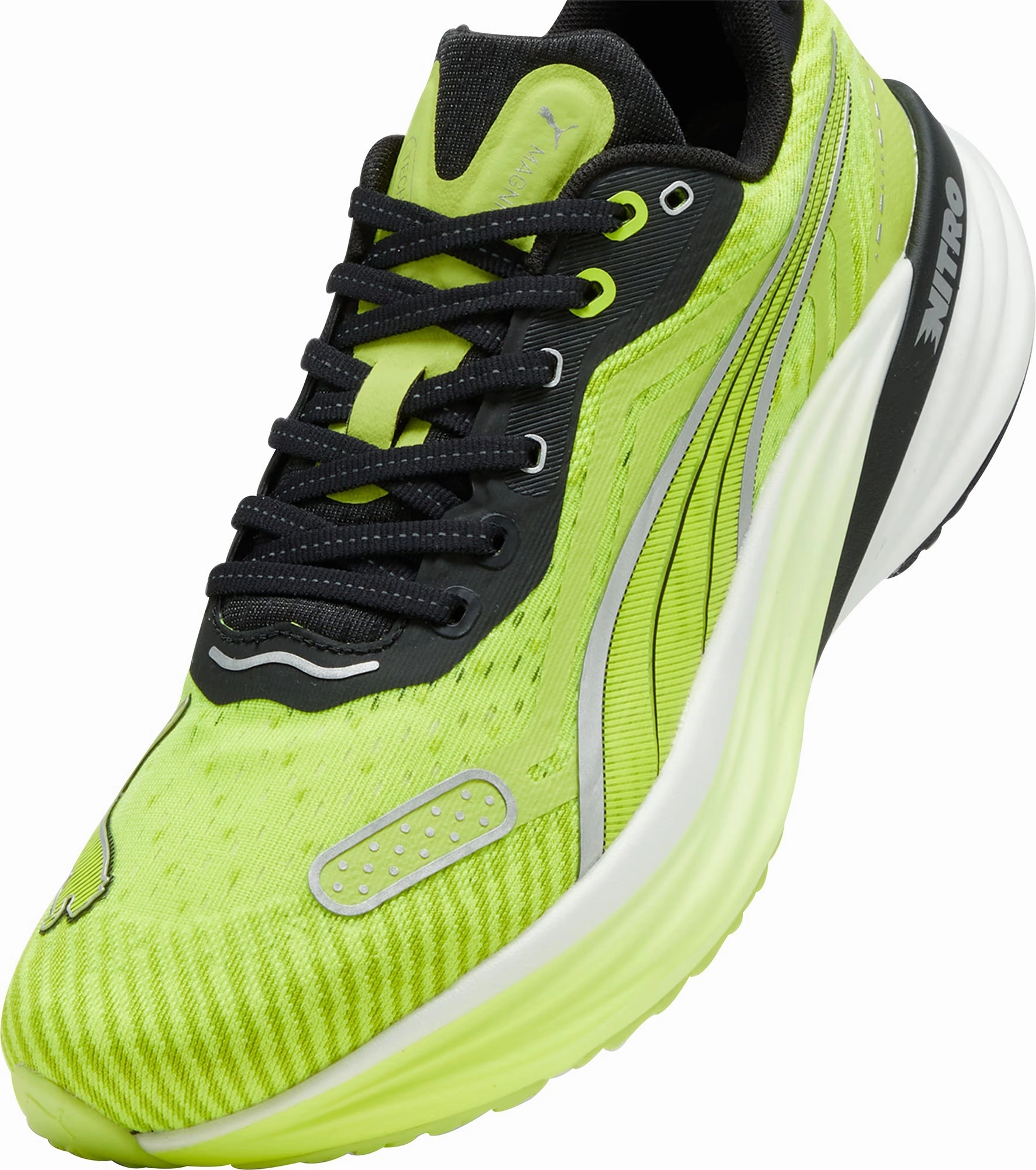 Puma Magnify Nitro 2 Mens Running Shoes - Green Bold Sneakers