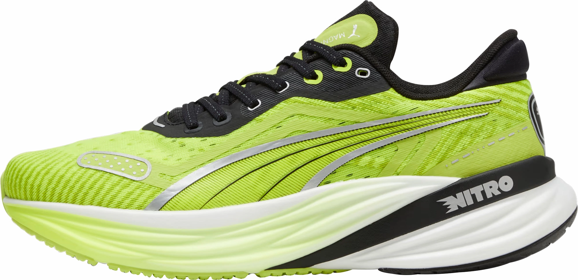 Puma Magnify Nitro 2 Mens Running Shoes - Green Puma athletic shoes for urban lifestyle
