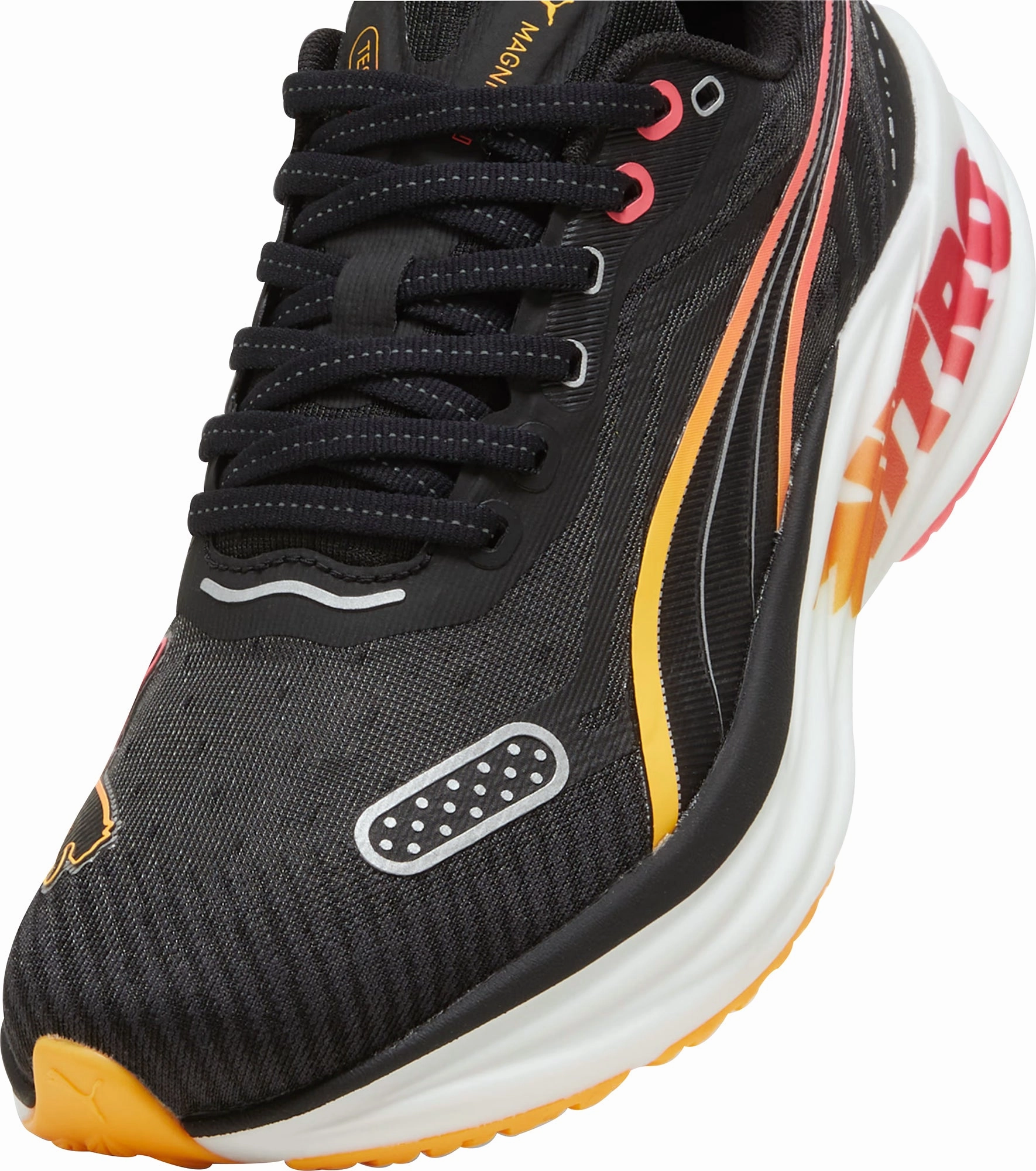 Puma Magnify Nitro 2 Womens Running Shoes - Black Bold Sneakers