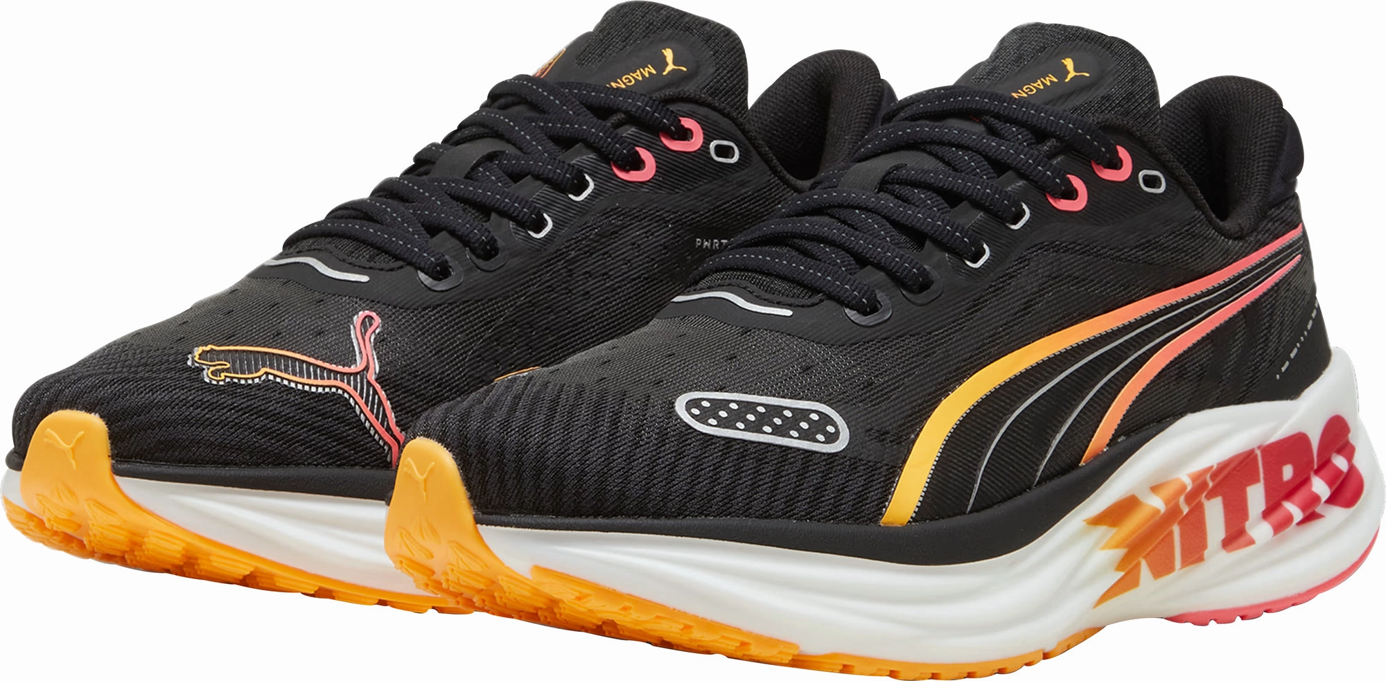 Puma Magnify Nitro 2 Womens Running Shoes - Black Bold Sneakers