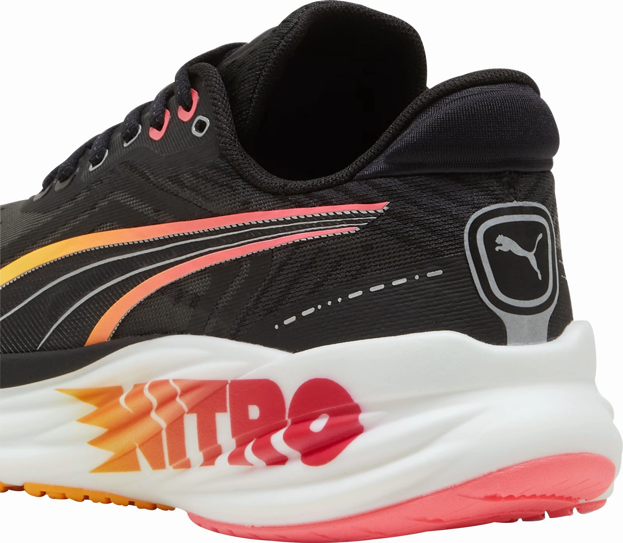 Puma Magnify Nitro 2 Womens Running Shoes - Black Bold Sneakers