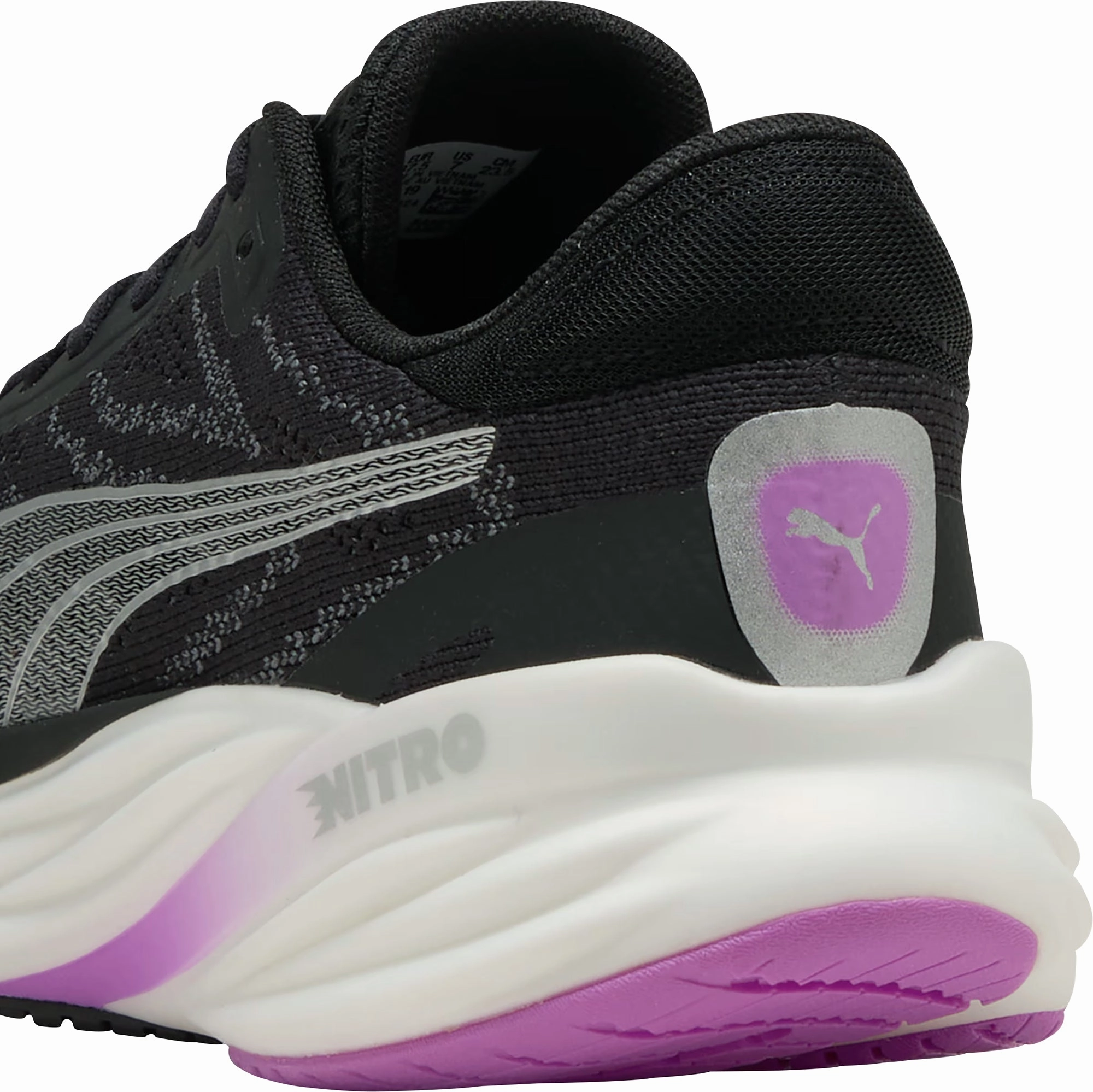 Puma Magnify Nitro 2 Womens Running Shoes - Black Bold Sneakers