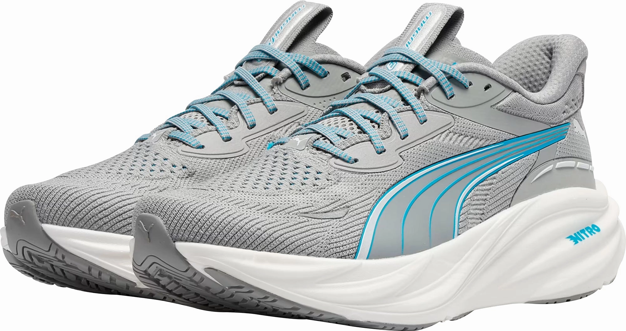 Puma Magnify Nitro 3 Mens Running Shoes - Grey Cozy Footwear
