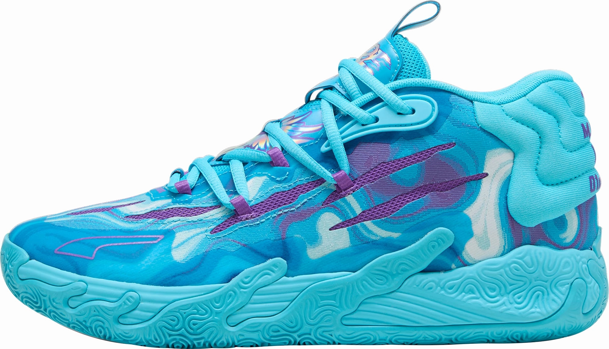 Puma MB.03 CLT Mens Basketball Shoes - Blue Puma athletic shoes for urban lifestyle