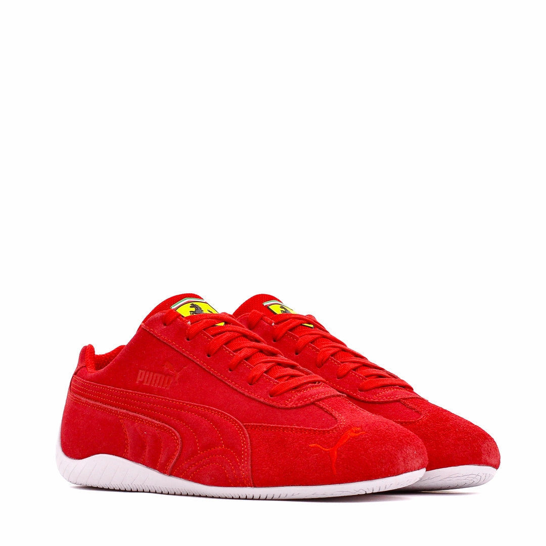 Puma Men Ferrari Speedcat Rosso Corsa White 307822-02 Puma casual footwear shots