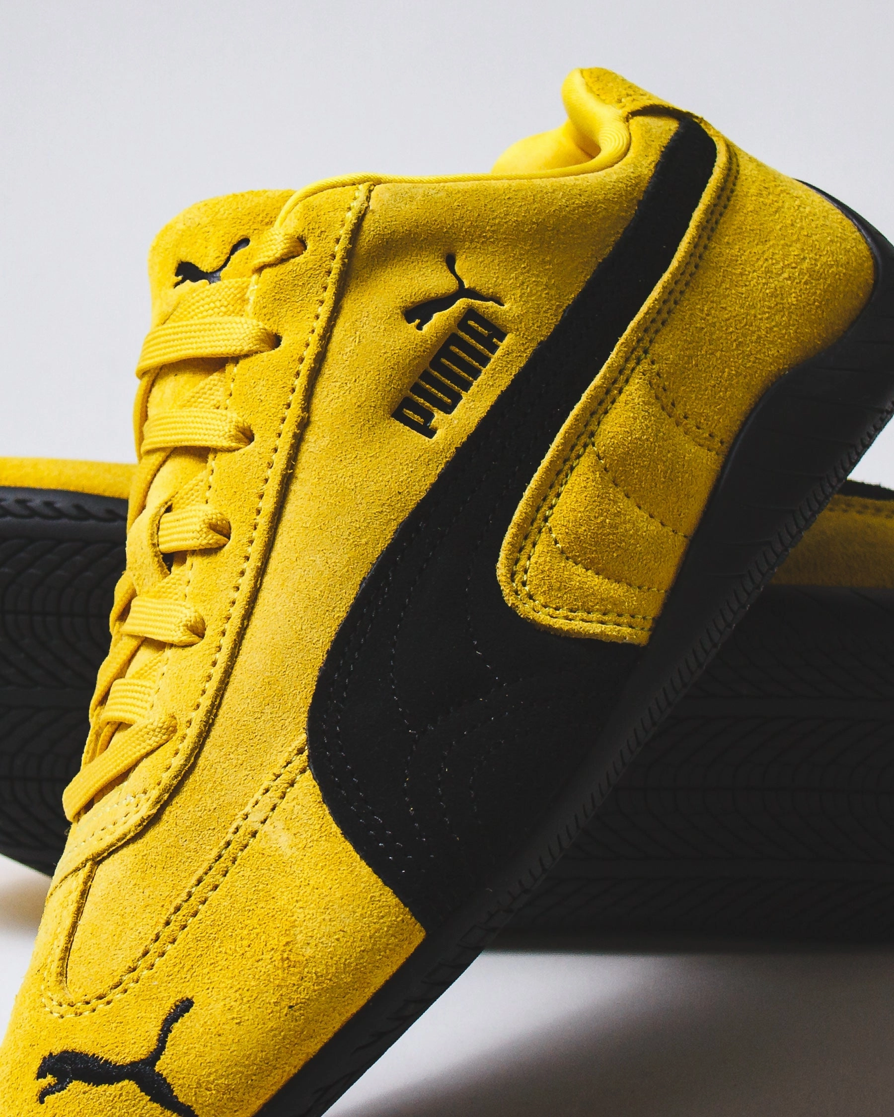 Puma Men Speedcat OG Yellow Black 398846-19 Puma casual footwear shots