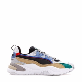 Puma Men x The Hundreds RS-2K HF White Asparagus Black 373724-01 Puma performance shoe models