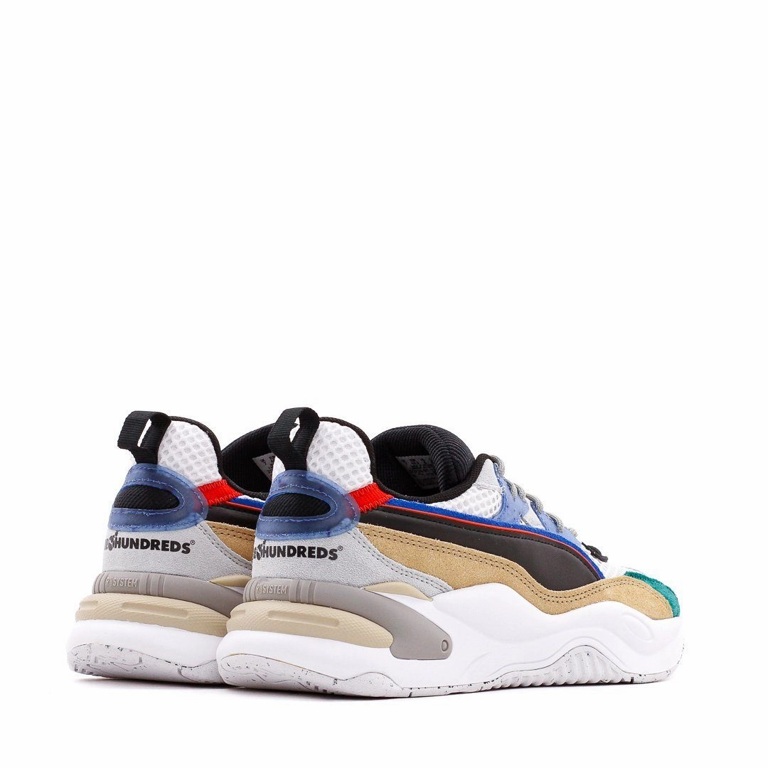 Puma Men x The Hundreds RS-2K HF White Asparagus Black 373724-01 Puma casual footwear shots