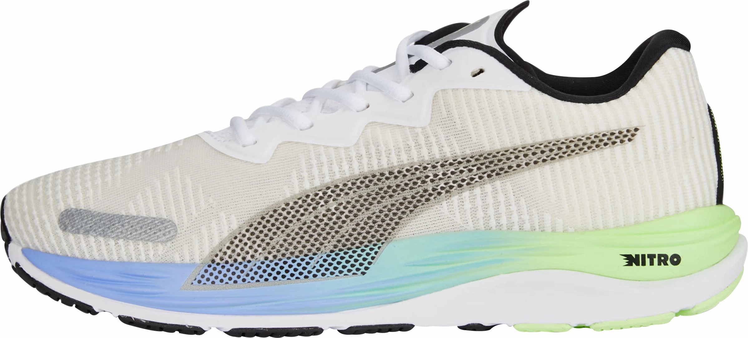 Puma Velocity Nitro 2 Fade Mens Running Shoes - White Puma athletic shoes for urban lifestyle