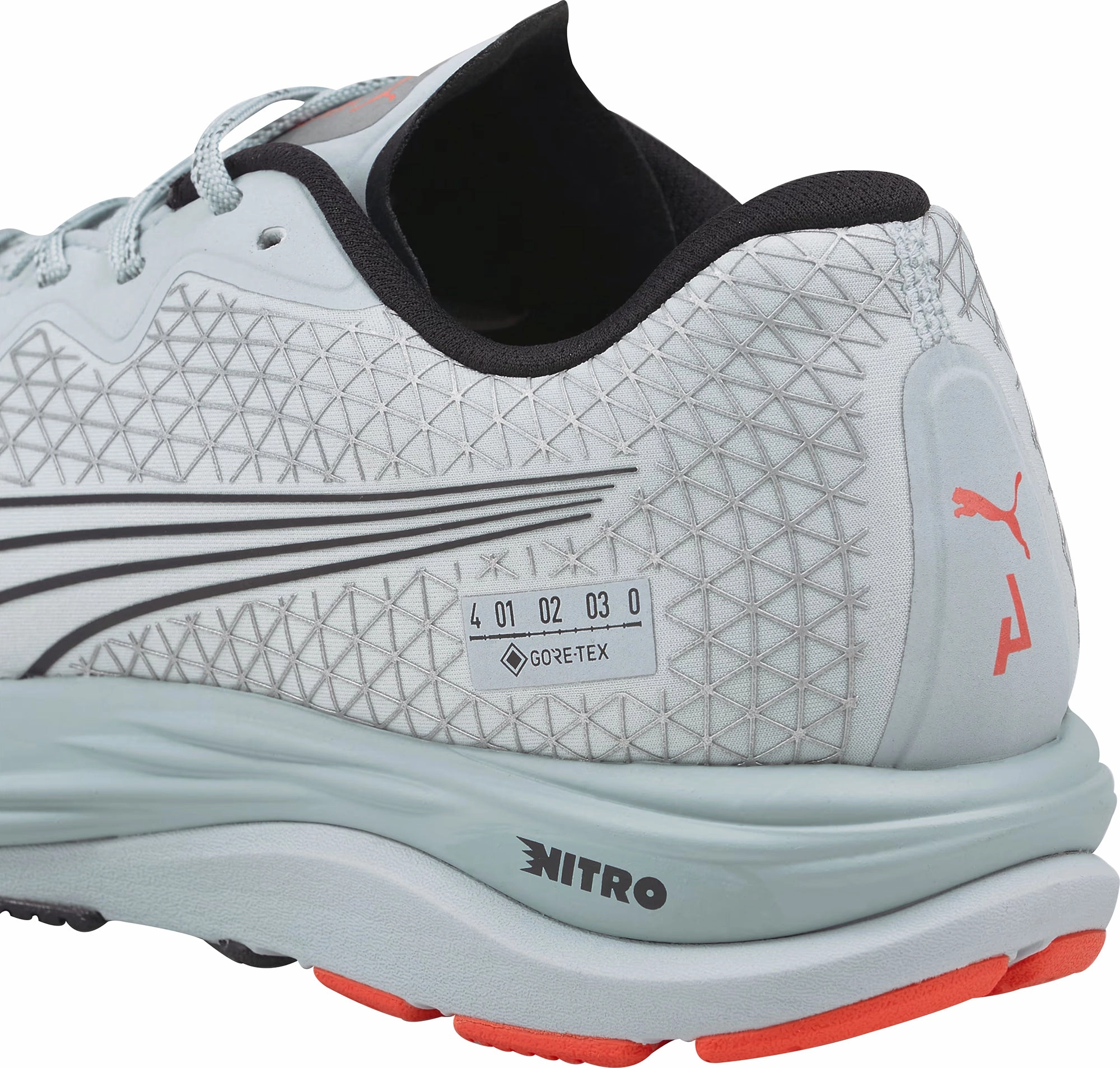 Puma Velocity Nitro 2 GORE-TEX Mens Running Shoes - Grey Bold Sneakers