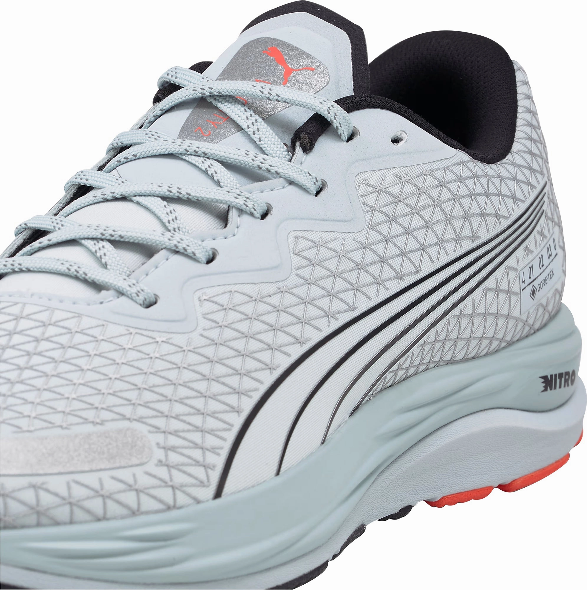 Puma Velocity Nitro 2 GORE-TEX Mens Running Shoes - Grey Bold Sneakers