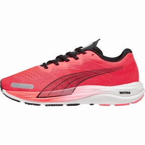 Puma Velocity Nitro 2 Mens Running Shoes - Red Puma athletic shoes for urban lifestyle