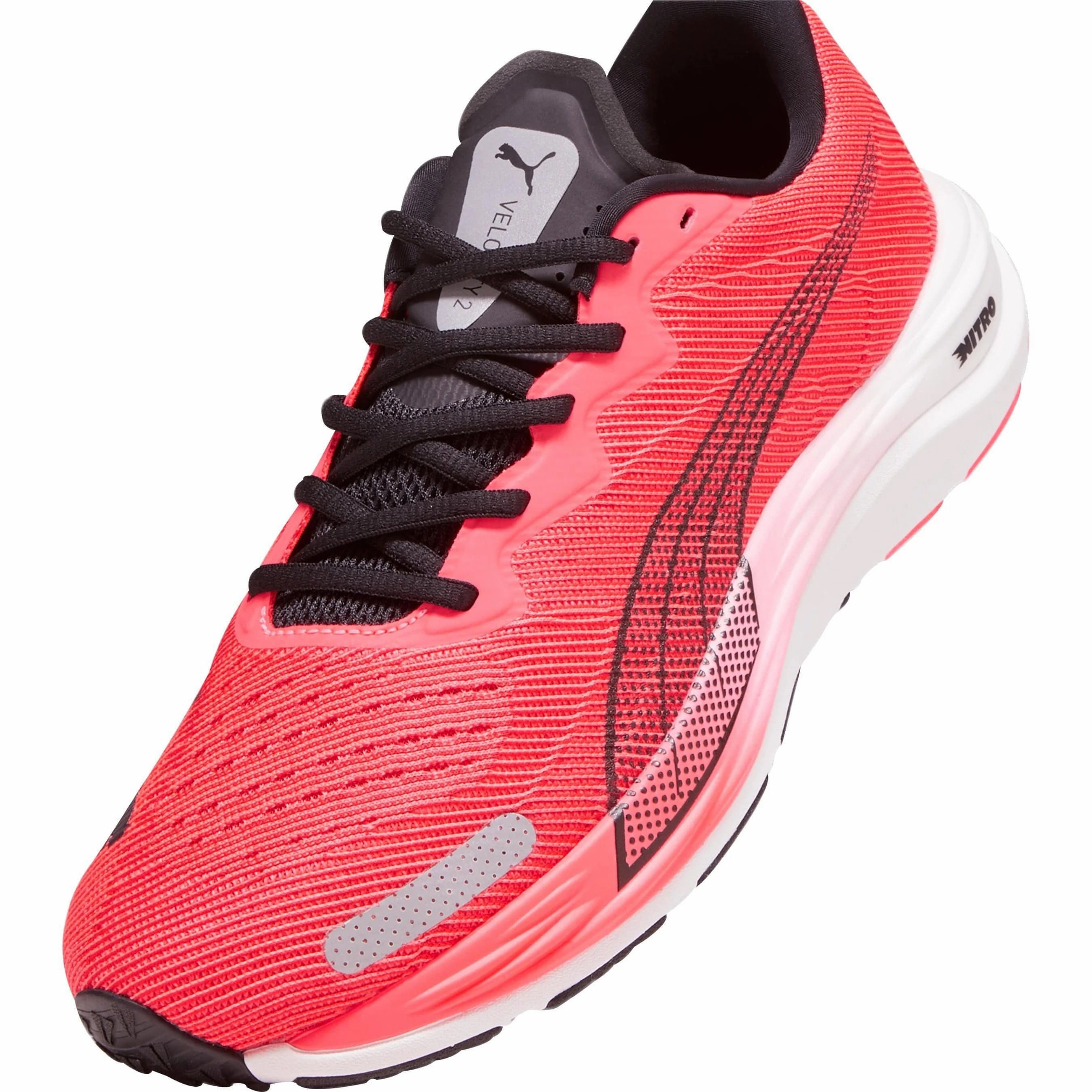 Puma Velocity Nitro 2 Mens Running Shoes - Red Bold Sneakers