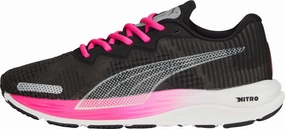 Puma Velocity Nitro 2 Womens Running Shoes - Black Puma athletic shoes for urban lifestyle