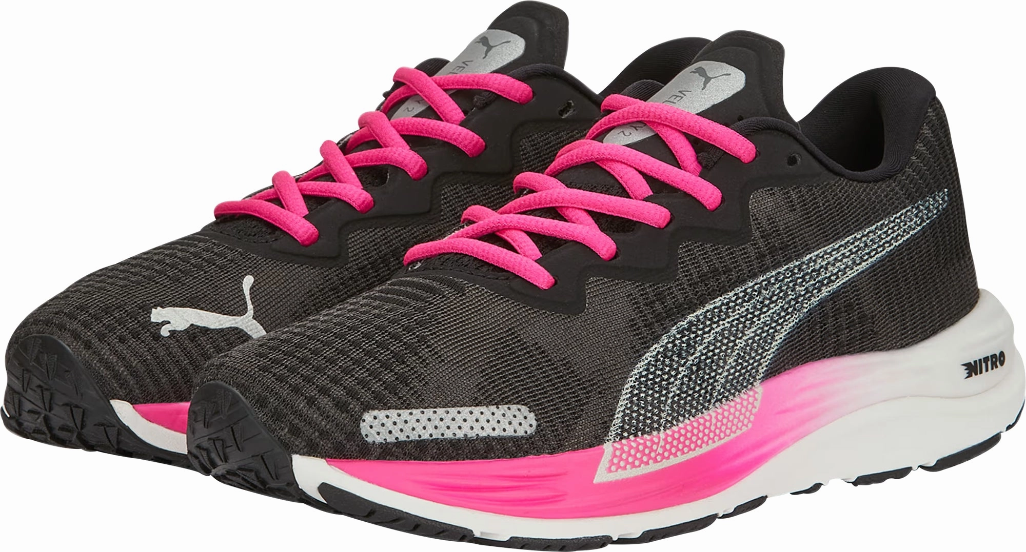 Puma Velocity Nitro 2 Womens Running Shoes - Black Cozy Footwear