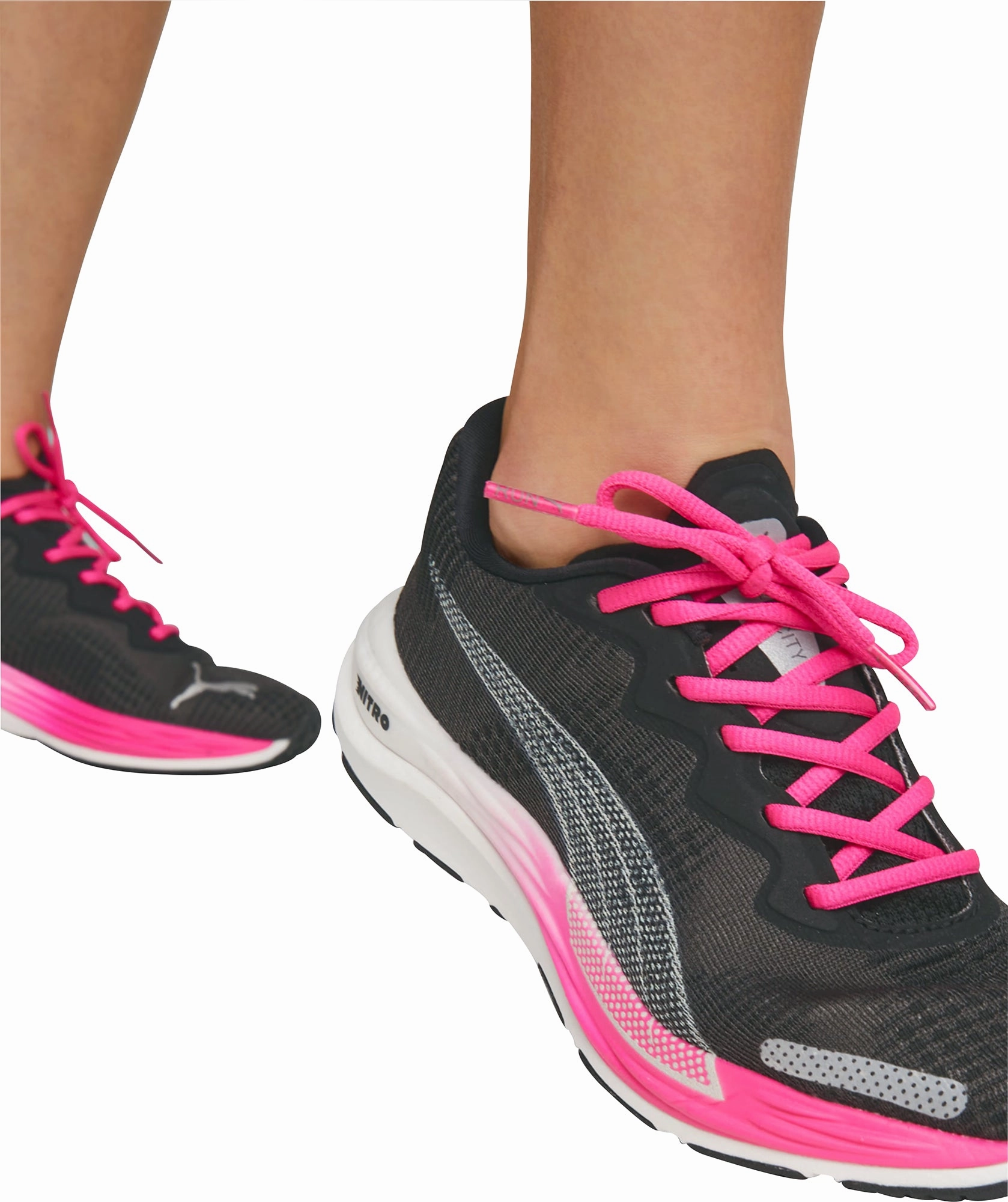 Puma Velocity Nitro 2 Womens Running Shoes - Black Cozy Footwear
