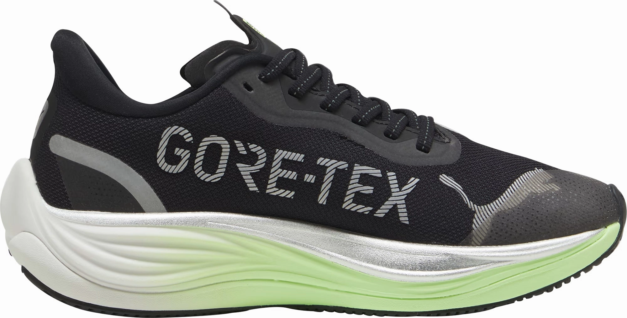 Puma Velocity Nitro 3 GORE-TEX Womens Running Shoes - Black Bold Sneakers