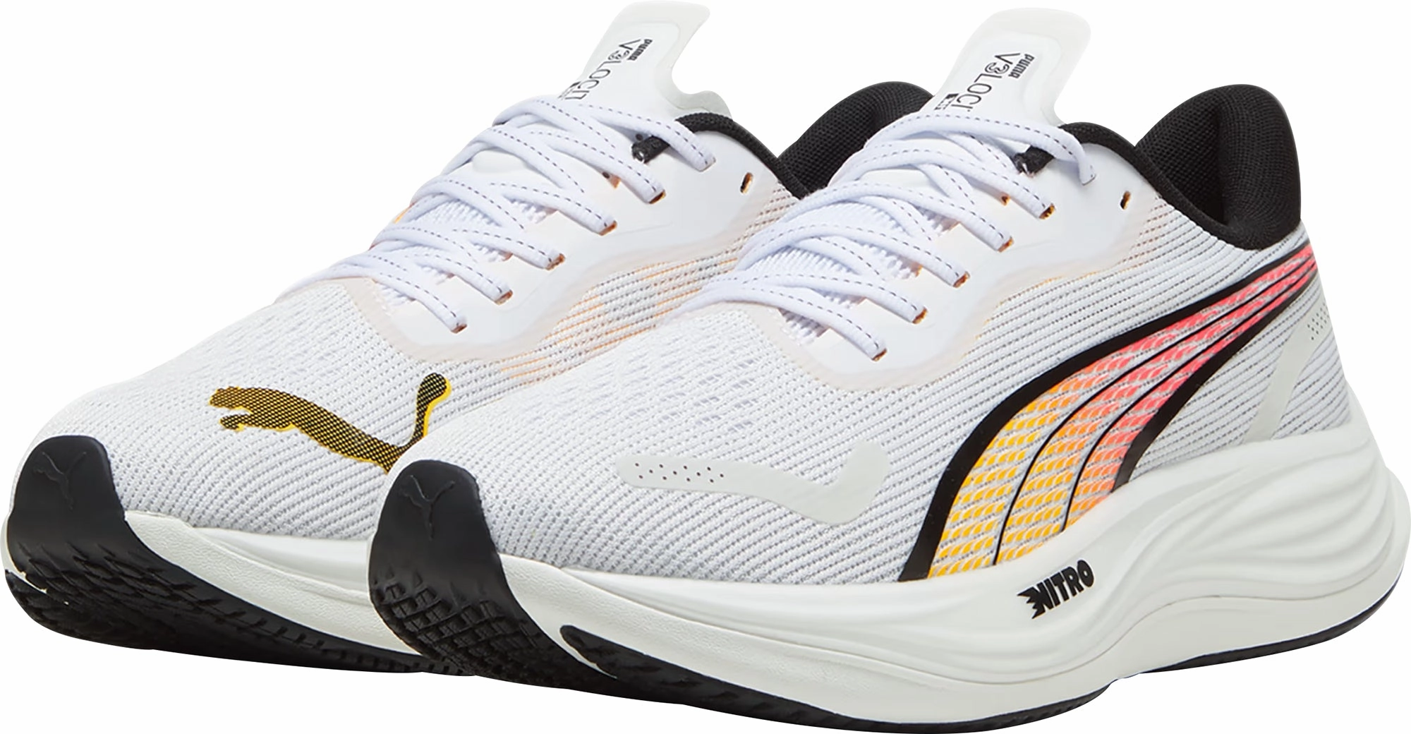 Puma Velocity Nitro 3 Mens Running Shoes - White Cozy Footwear