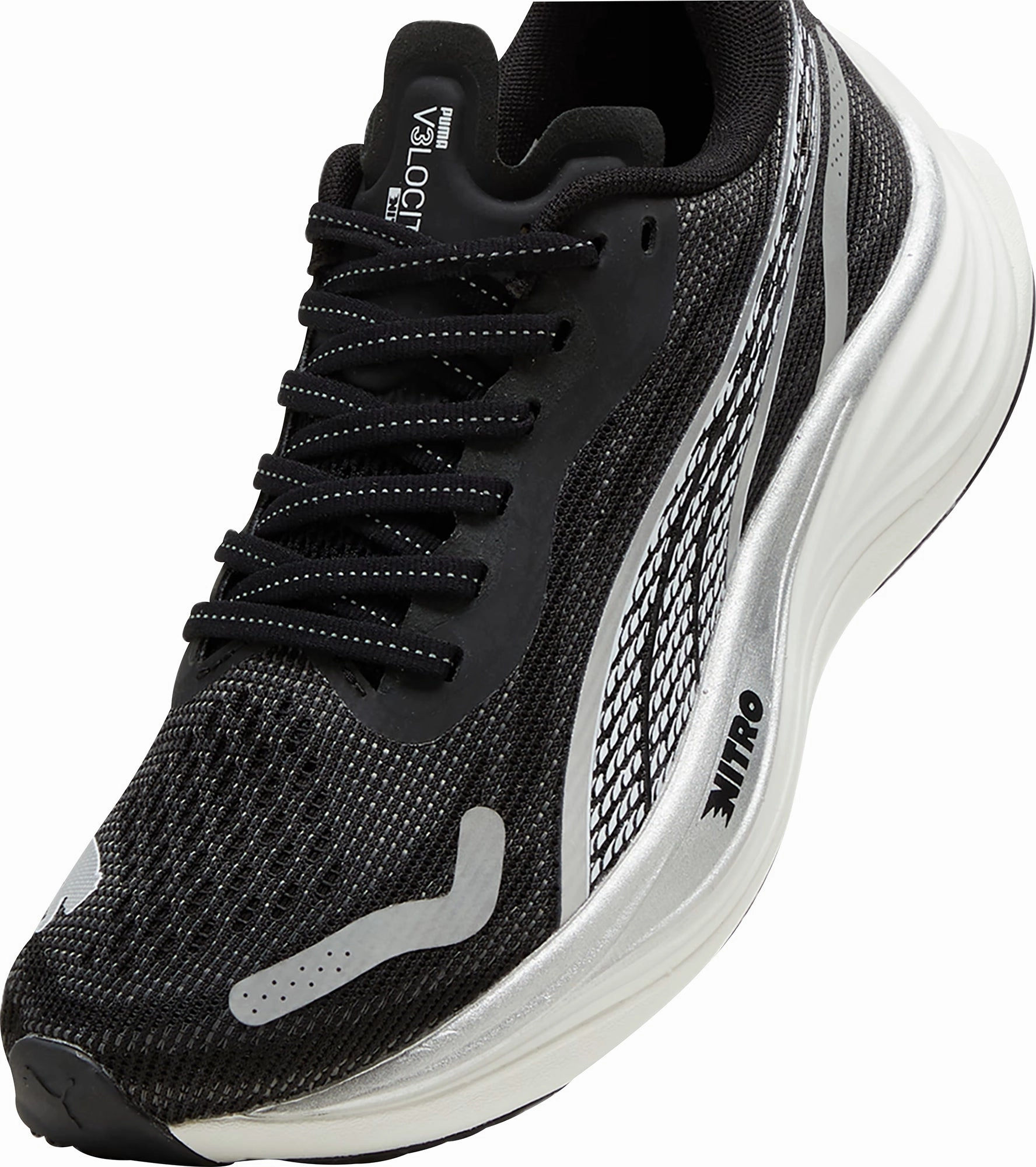 Puma Velocity Nitro 3 Womens Running Shoes - Black Cozy Footwear