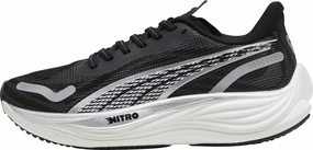Puma Velocity Nitro 3 Womens Running Shoes - Black Puma sport shoes with bold branding