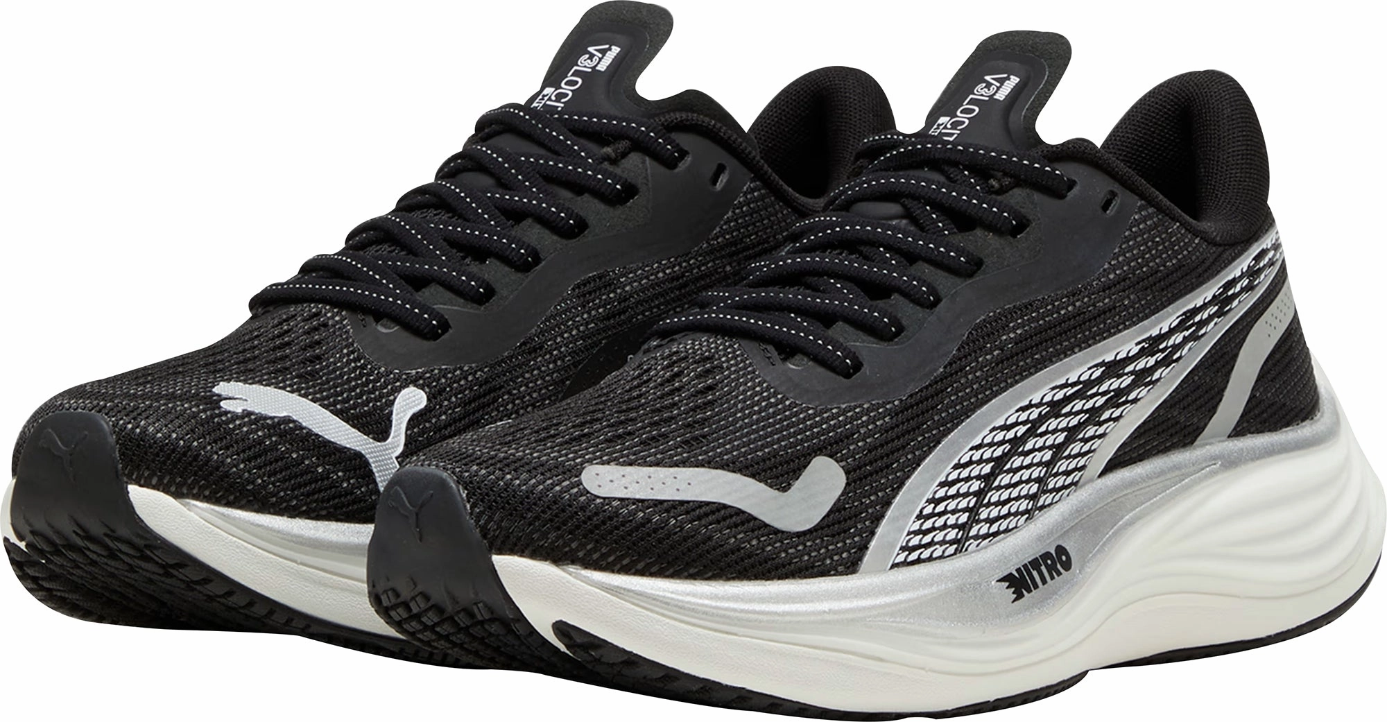Puma Velocity Nitro 3 Womens Running Shoes - Black Cozy Footwear