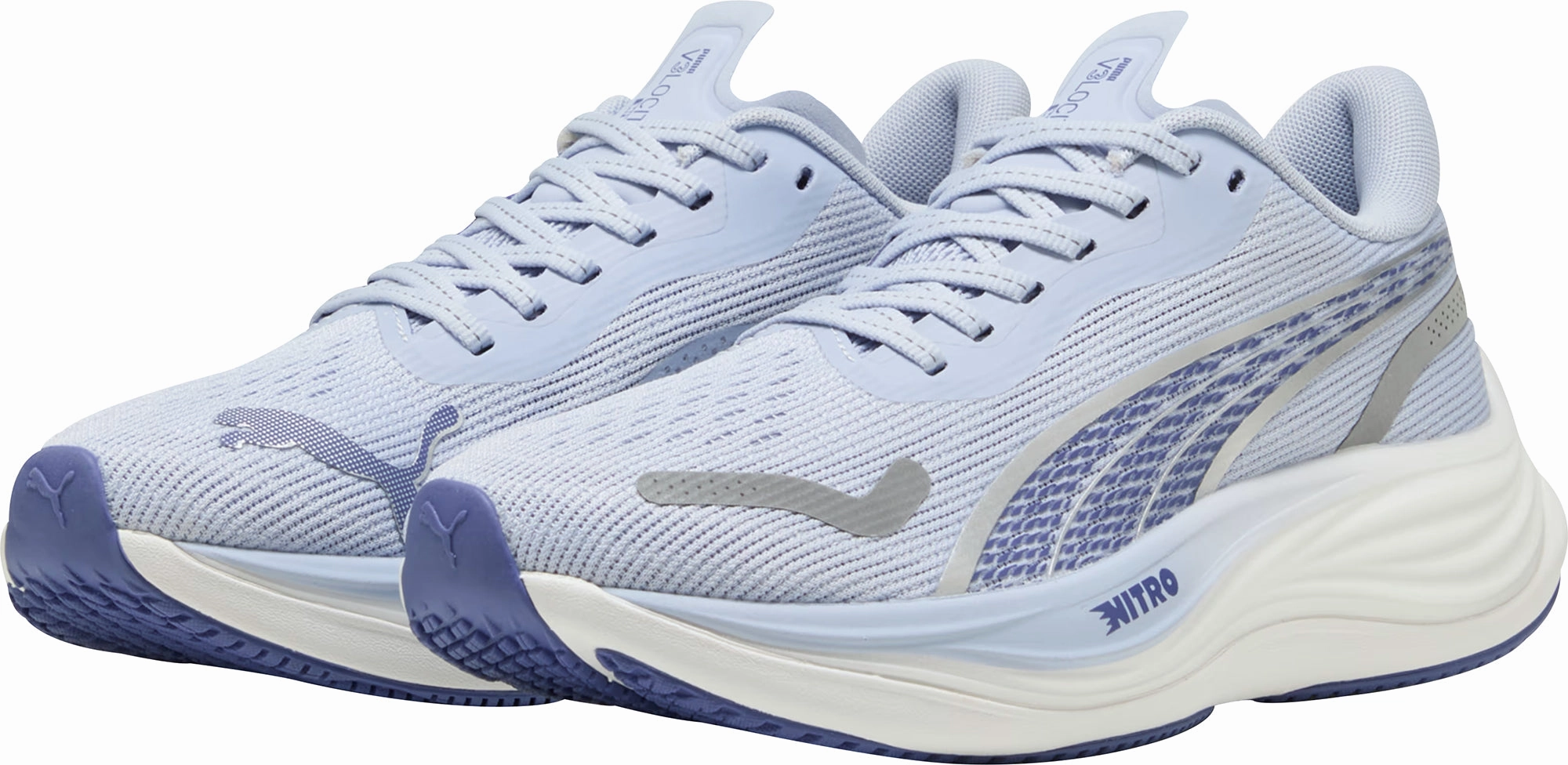 Puma Velocity Nitro 3 Womens Running Shoes - Blue Cozy Footwear