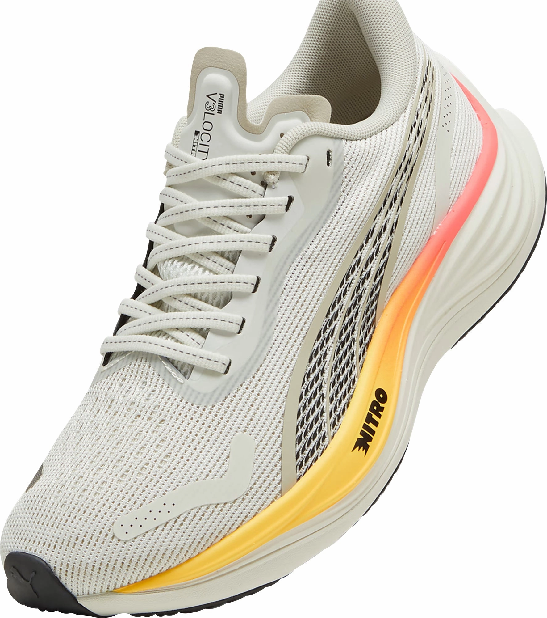 Puma Velocity Nitro 3 Womens Running Shoes - Grey Bold Sneakers