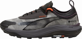 Puma Voyage Nitro 3 GORE-TEX Mens Trail Running Shoes - Grey Puma sport shoes with bold branding