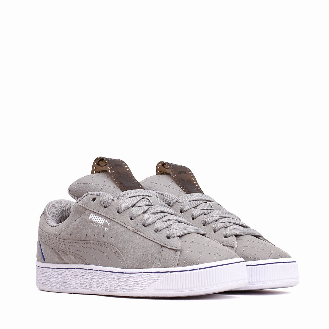 Puma x Formula 1 Men Suede XL 75 Years Hero Pack Matte Silver 308656-01 Puma casual footwear shots