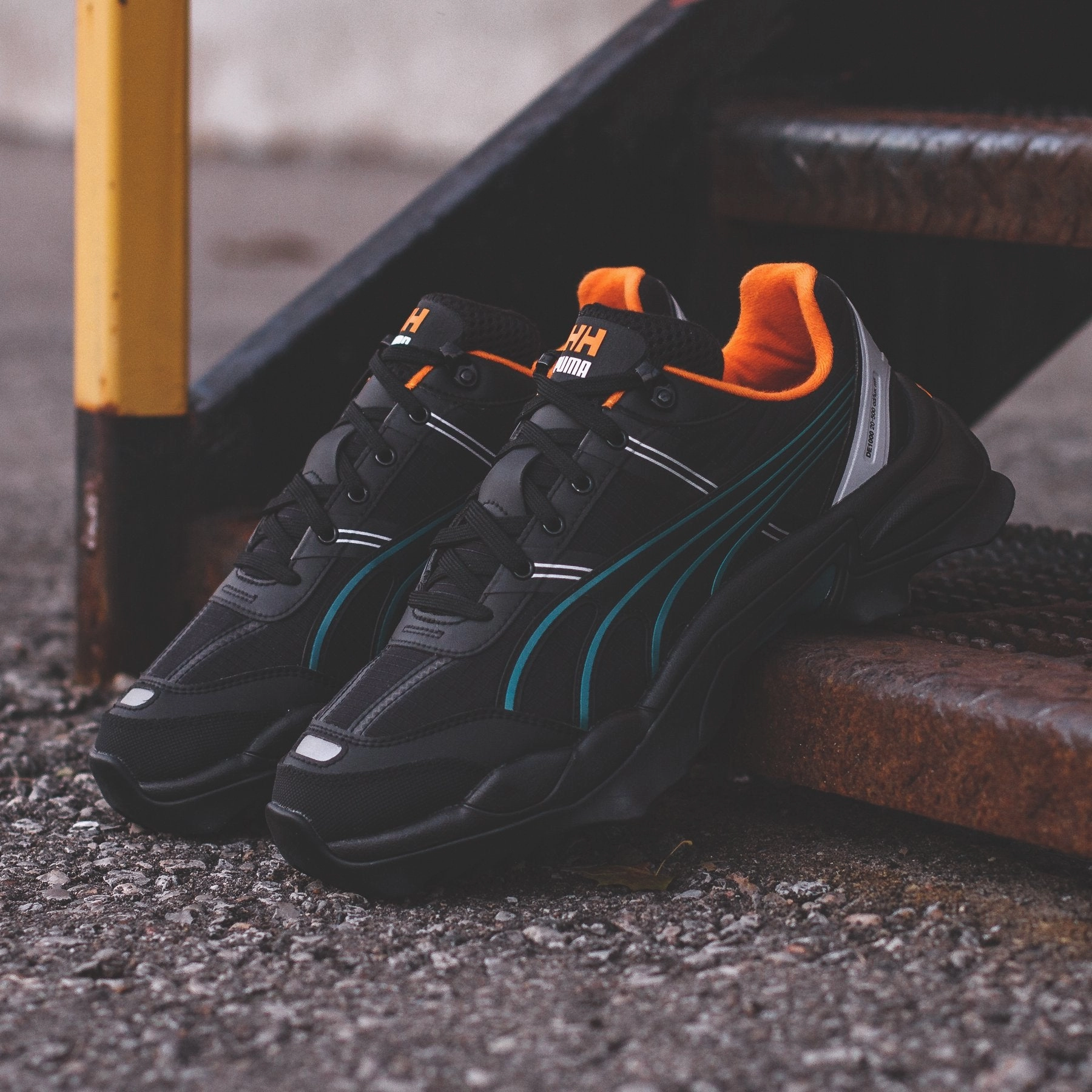 Puma x Helly Hansen Nitefox Black Men 372629-01 Puma casual footwear shots