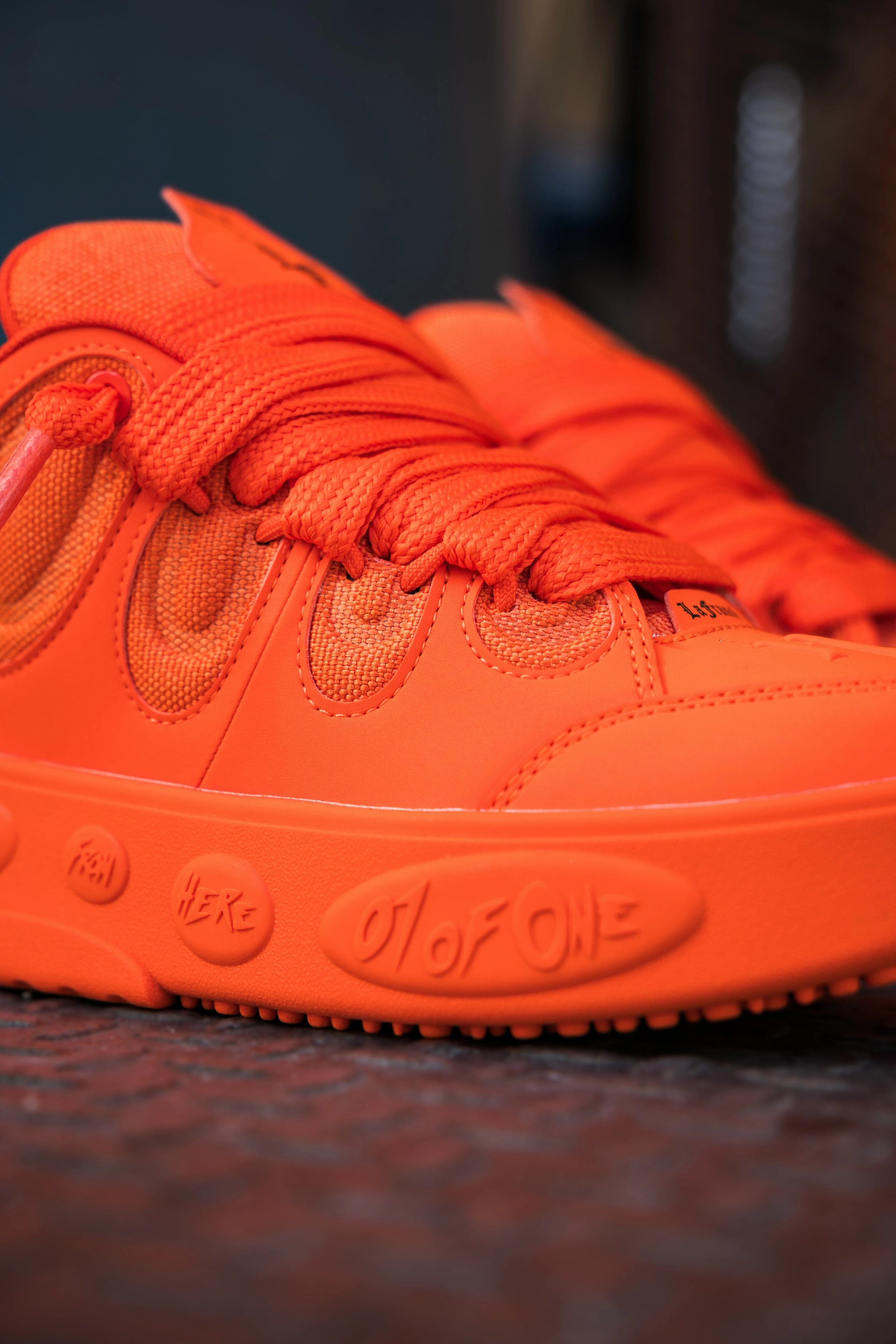 Puma x Lamelo Ball LaFranc 1 of 1 (Orange/Black) Puma athletic shoe visuals