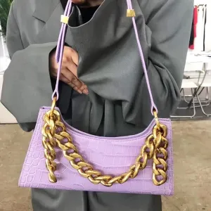Purple Tote Bags For Women Vintage Handbag Mini Leather Shoulder Bag Retro Women Bag Stone Pattern Female Purse Fashion Nova Bags