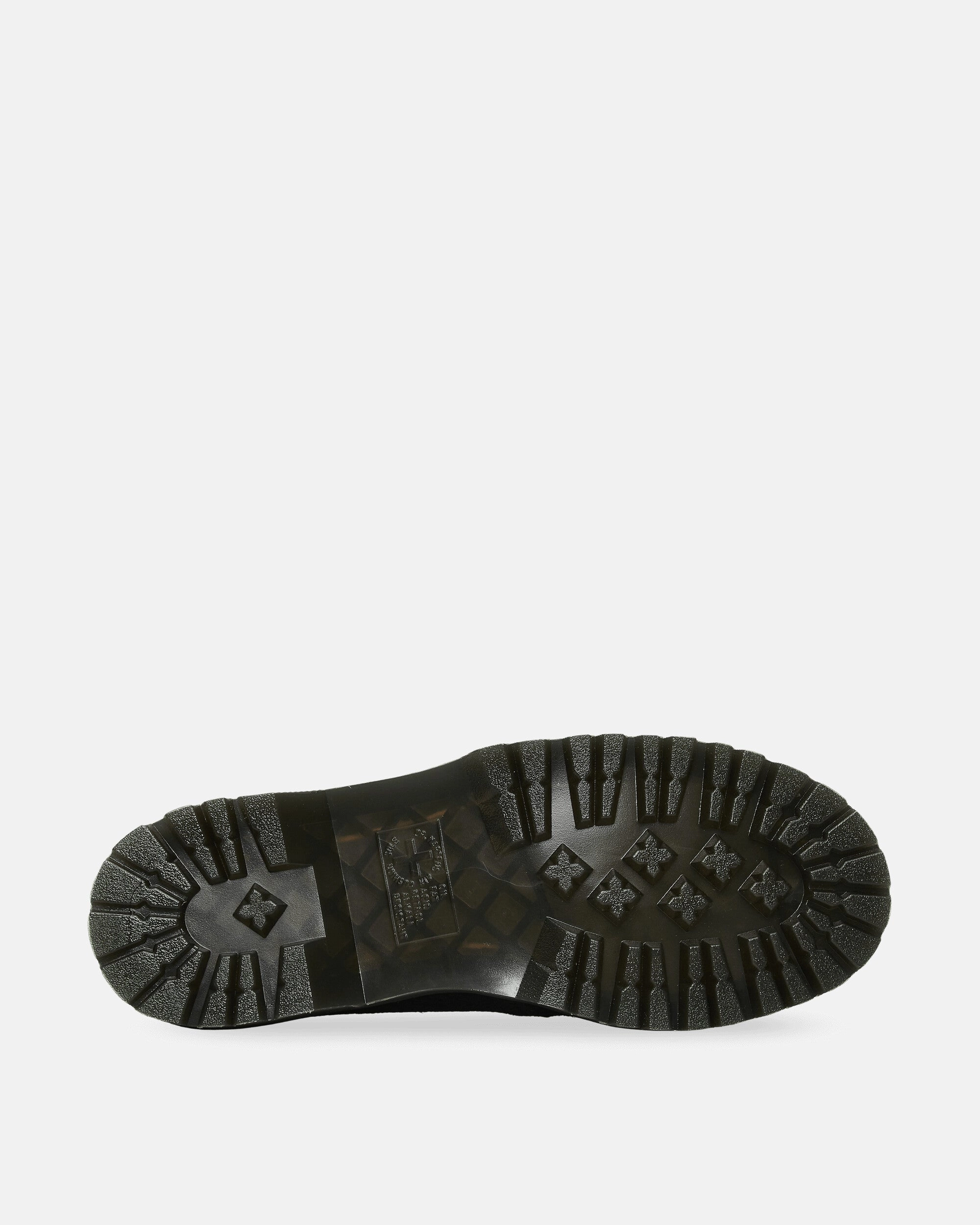 Ramsey Woven Suede Creepers Black Smooth Leather Boots