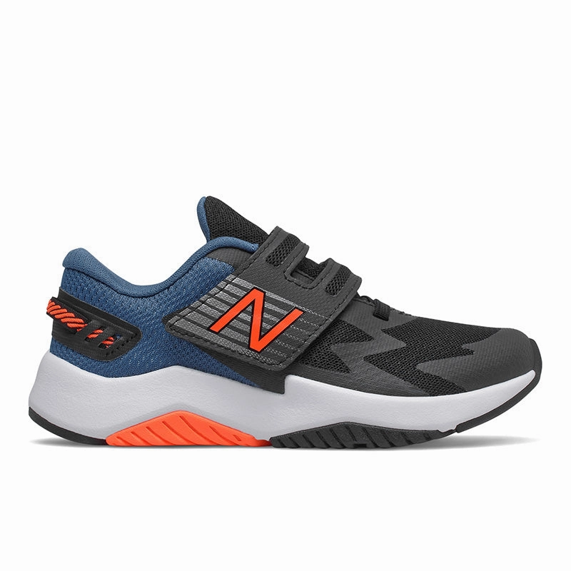 Rave Run - Black with Oxygen Blue and Dynomite-Big Kid New Balance lifestyle shoes